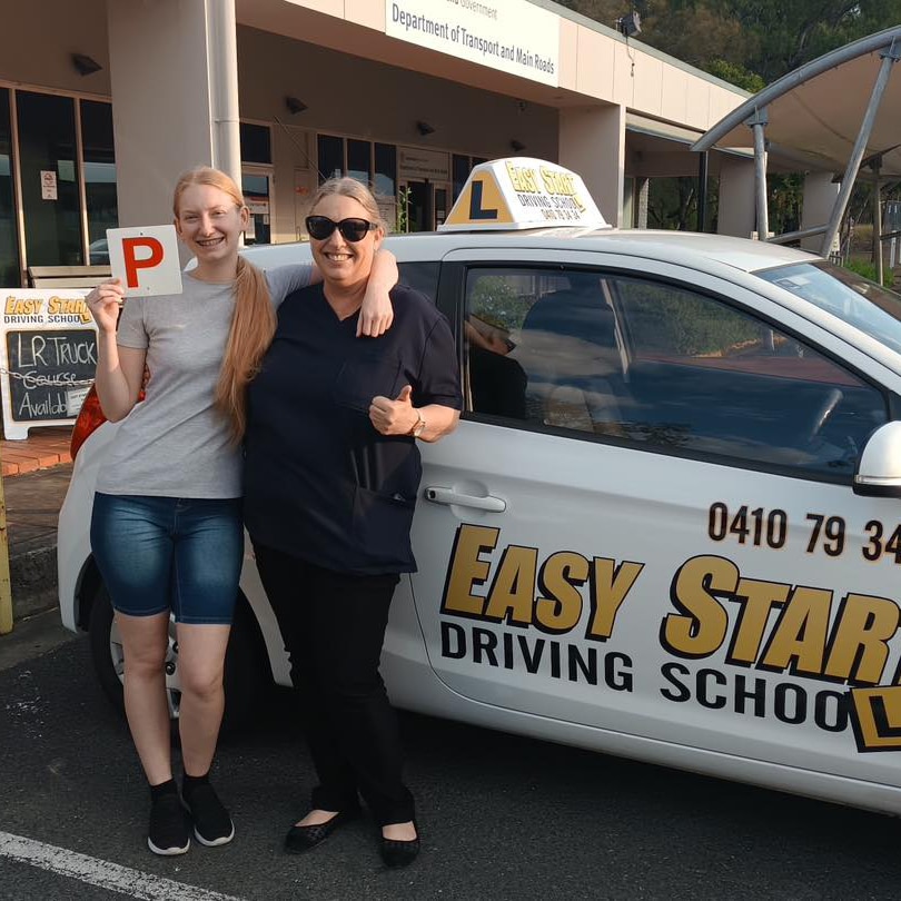 Confident Learner Driver Gets her P Plates on the Gold Coast